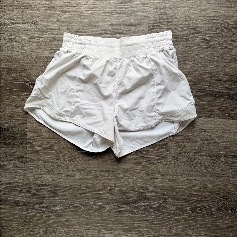 Lululemon White Women’s Athletic Shorts